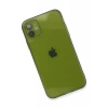 USLUCAN ALIŞVERİŞ Apple iPhone 12 Kılıf Fly Lens Silikon - Yeşil