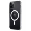 USLUCAN ALIŞVERİŞ Apple iPhone 12 Kılıf Magneticsafe Şeffaf Silikon - Şeffaf