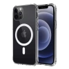 USLUCAN ALIŞVERİŞ Apple iPhone 12 Kılıf Magneticsafe Şeffaf Silikon - Şeffaf