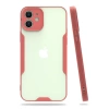 USLUCAN ALIŞVERİŞ Apple iPhone 12 Kılıf Platin Silikon - Pembe