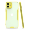 USLUCAN ALIŞVERİŞ Apple iPhone 12 Kılıf Platin Silikon - Sarı