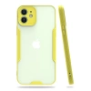 USLUCAN ALIŞVERİŞ Apple iPhone 12 Kılıf Platin Silikon - Sarı