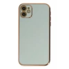USLUCAN ALIŞVERİŞ Apple iPhone 12 Kılıf Volet Silikon - Açık Yeşil