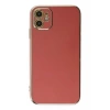 USLUCAN ALIŞVERİŞ Apple iPhone 12 Kılıf Volet Silikon - Kırmızı