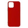 USLUCAN ALIŞVERİŞ Apple iPhone 12 Mini Kılıf First Silikon - Koyu Kırmızı