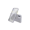 USLUCAN ALIŞVERİŞ Apple iPhone 12 Mini Kılıf Miami Şeffaf Silikon - Lila