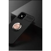 USLUCAN ALIŞVERİŞ Apple iPhone 12 Mini Kılıf Range Yüzüklü Silikon - Siyah-Gold
