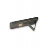 USLUCAN ALIŞVERİŞ Apple iPhone 12 Pro Kılıf Coco Deri Standlı Kapak - Füme