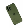 USLUCAN ALIŞVERİŞ Apple iPhone 12 Pro Kılıf Fly Lens Silikon - Yeşil