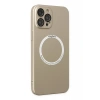 USLUCAN ALIŞVERİŞ Apple iPhone 12 Pro Kılıf Jack Magneticsafe Lens Silikon - Gold