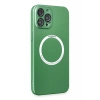 USLUCAN ALIŞVERİŞ Apple iPhone 12 Pro Kılıf Jack Magneticsafe Lens Silikon - Yeşil