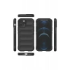 USLUCAN ALIŞVERİŞ Apple iPhone 12 Pro Kılıf Optimum Silikon - Siyah