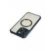 USLUCAN ALIŞVERİŞ Apple iPhone 12 Pro Kılıf Prag Magneticsafe Kapak - Lacivert