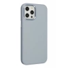 USLUCAN ALIŞVERİŞ Apple iPhone 12 Pro Max Kılıf Asya Deri Silikon - Sierra Blue