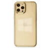 USLUCAN ALIŞVERİŞ Apple iPhone 12 Pro Max Kılıf Element Silikon - Gold