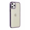 USLUCAN ALIŞVERİŞ Apple iPhone 12 Pro Max Kılıf Element Silikon - Mor