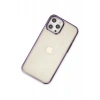 USLUCAN ALIŞVERİŞ Apple iPhone 12 Pro Max Kılıf Element Silikon - Mor