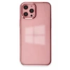 USLUCAN ALIŞVERİŞ Apple iPhone 12 Pro Max Kılıf Element Silikon - Pembe