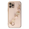 USLUCAN ALIŞVERİŞ Apple iPhone 12 Pro Max Kılıf Esila Silikon - Pudra