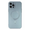 USLUCAN ALIŞVERİŞ Apple iPhone 12 Pro Max Kılıf Moshi Lens Magneticsafe Silikon - Sierra Blue