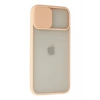 USLUCAN ALIŞVERİŞ Apple iPhone 12 Pro Max Kılıf Palm Buzlu Kamera Sürgülü Silikon - Pembe