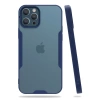 USLUCAN ALIŞVERİŞ Apple iPhone 12 Pro Max Kılıf Platin Silikon - Lacivert