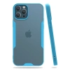 USLUCAN ALIŞVERİŞ Apple iPhone 12 Pro Max Kılıf Platin Silikon - Mavi