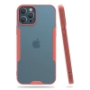 USLUCAN ALIŞVERİŞ Apple iPhone 12 Pro Max Kılıf Platin Silikon - Pembe