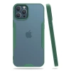 USLUCAN ALIŞVERİŞ Apple iPhone 12 Pro Max Kılıf Platin Silikon - Yeşil
