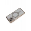 USLUCAN ALIŞVERİŞ Apple iPhone 13 Kılıf Joke Simli Magneticsafe Kılıf - Gold