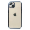 USLUCAN ALIŞVERİŞ Apple iPhone 13 Kılıf Lensli Silikon - Lacivert
