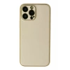 USLUCAN ALIŞVERİŞ Apple iPhone 13 Pro Kılıf Coco Deri Silikon Kapak - Gold