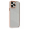 USLUCAN ALIŞVERİŞ Apple iPhone 13 Pro Kılıf Dora Kapak - Pudra