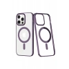 USLUCAN ALIŞVERİŞ Apple iPhone 13 Pro Kılıf Element Magneticsafe Sert Kapak - Derin Mor