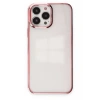 USLUCAN ALIŞVERİŞ Apple iPhone 13 Pro Kılıf Element Silikon - Pembe