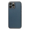 USLUCAN ALIŞVERİŞ Apple iPhone 13 Pro Max Kılıf Coco Karbon Silikon - Mavi