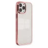 USLUCAN ALIŞVERİŞ Apple iPhone 13 Pro Max Kılıf Element Silikon - Pembe