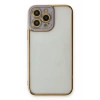 USLUCAN ALIŞVERİŞ Apple iPhone 13 Pro Max Kılıf Liva Lens Silikon - Lila
