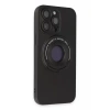 USLUCAN ALIŞVERİŞ Apple iPhone 13 Pro Max Kılıf Lukka Magneticsafe Kapak - Siyah