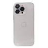 USLUCAN ALIŞVERİŞ Apple iPhone 13 Pro Max Kılıf Luko Lens Silikon - Sierra Blue