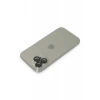 USLUCAN ALIŞVERİŞ Apple iPhone 13 Pro Max Kılıf Luko Lens Silikon - Yeşil