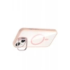 USLUCAN ALIŞVERİŞ Apple iPhone 13 Remim Lensli Magsafe Standlı Kapak - Pembe
