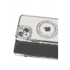 USLUCAN ALIŞVERİŞ Apple iPhone 14 Kılıf Joke Simli Magneticsafe Kılıf - Gümüş
