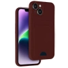 USLUCAN ALIŞVERİŞ Apple iPhone 14 Kılıf Kelvin Kartvizitli Silikon - Bordo
