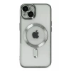 USLUCAN ALIŞVERİŞ Apple iPhone 14 Kılıf Kross Magneticsafe Kapak - Gümüş