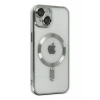 USLUCAN ALIŞVERİŞ Apple iPhone 14 Kılıf Kross Magneticsafe Kapak - Gümüş