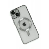 USLUCAN ALIŞVERİŞ Apple iPhone 14 Kılıf Kross Magneticsafe Kapak - Gümüş