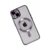 USLUCAN ALIŞVERİŞ Apple iPhone 14 Kılıf Kross Magneticsafe Kapak - Mor