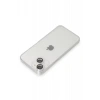 USLUCAN ALIŞVERİŞ Apple iPhone 14 Kılıf Luko Lens Silikon - Gümüş