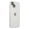 USLUCAN ALIŞVERİŞ Apple iPhone 14 Kılıf Luko Lens Silikon - Yeşil